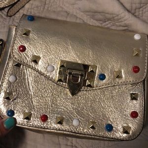 Crossbody bag genuine leather